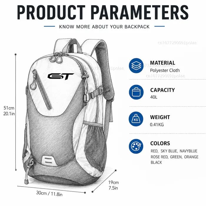 Sac à dos étanche de grande capacité pour hommes