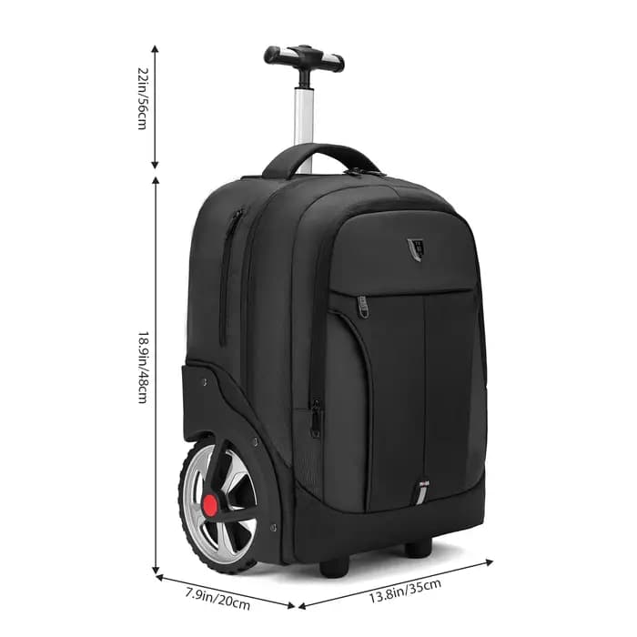 Sac à dos à bagages roulants de 20 pouces avec roulettes