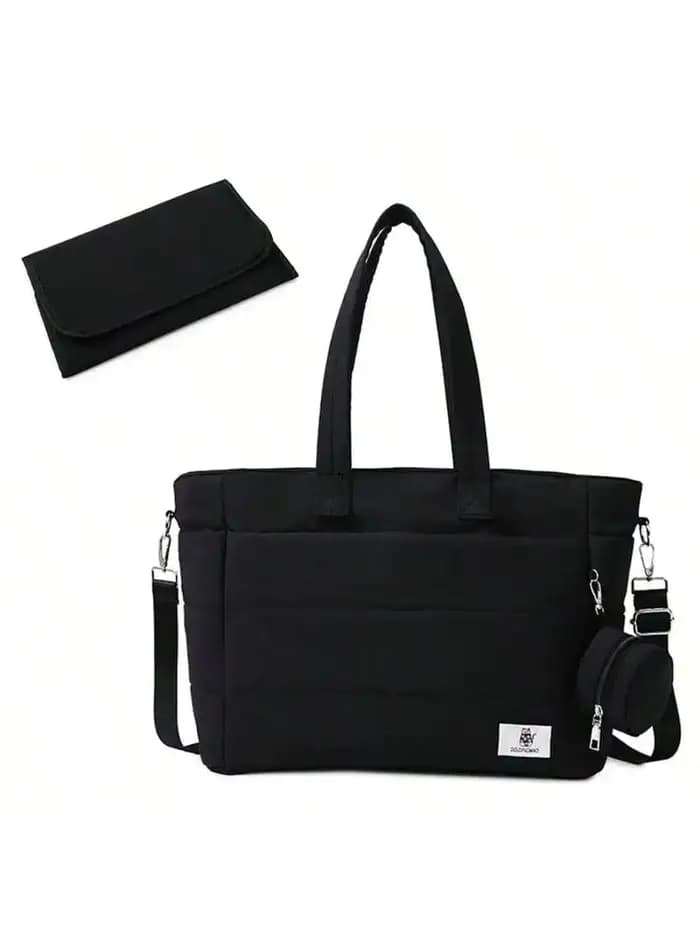 Sac à langer tendance grande capacité multifonctionnel, sac à main léger à bandoulière pour maman et