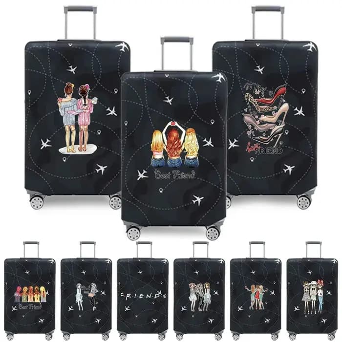 Housses de bagages de voyage imprimées Friends Pattern Series