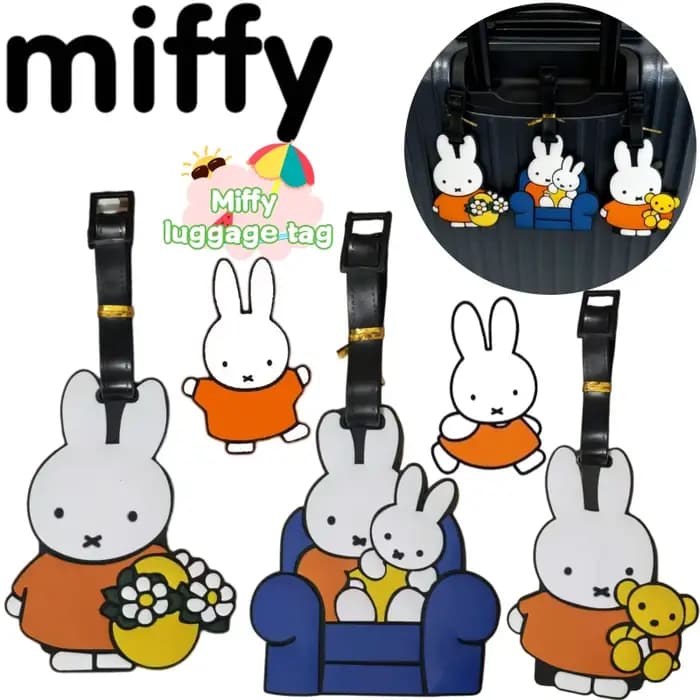Nouvelle étiquette de bagage Miffy