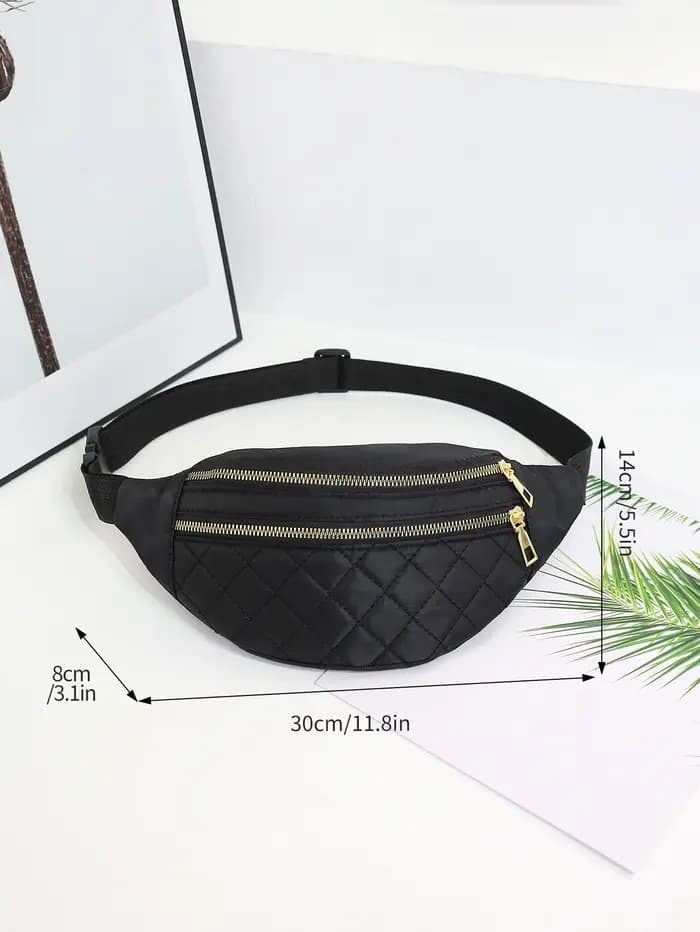 Femmes taille sac Fanny Pack poitrine sacs hanche Bum sac dames voyage ceinture sac bandoulière argent pochette