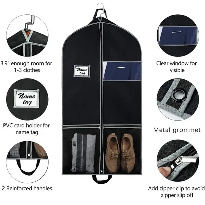 Sac à vêtements, sacs de costume pour voyage et rangement