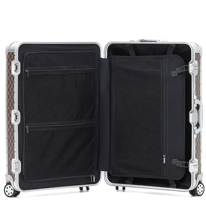 Valise d'affaires tout en alliage d'aluminium et de magnésium, valise de voyage d'embarquement de 20