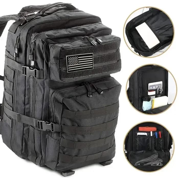 Sac à dos tactique militaire de 50l pour hommes