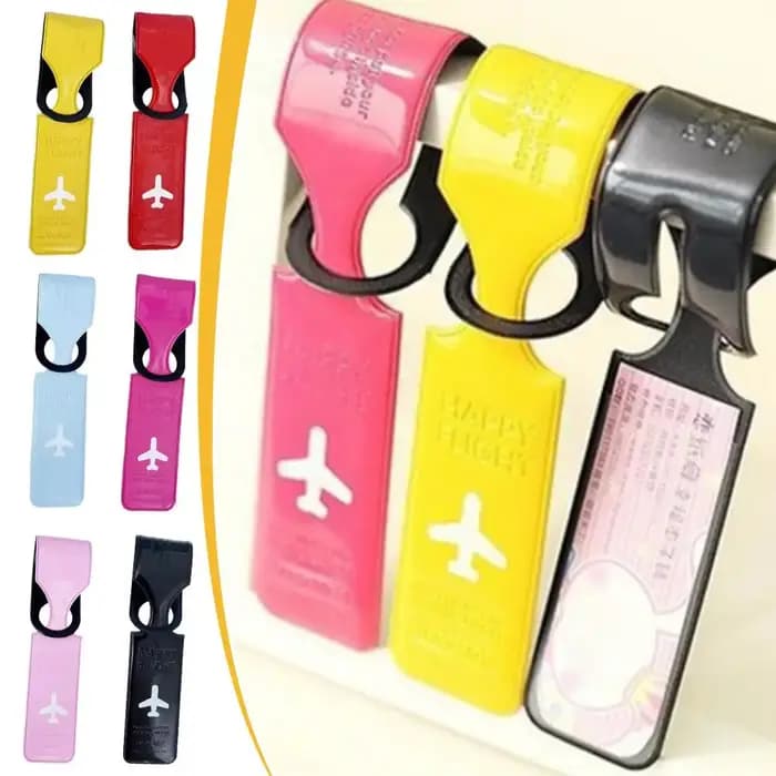 Étiquettes de bagage de voyage couverture valise ID porte-étiquette