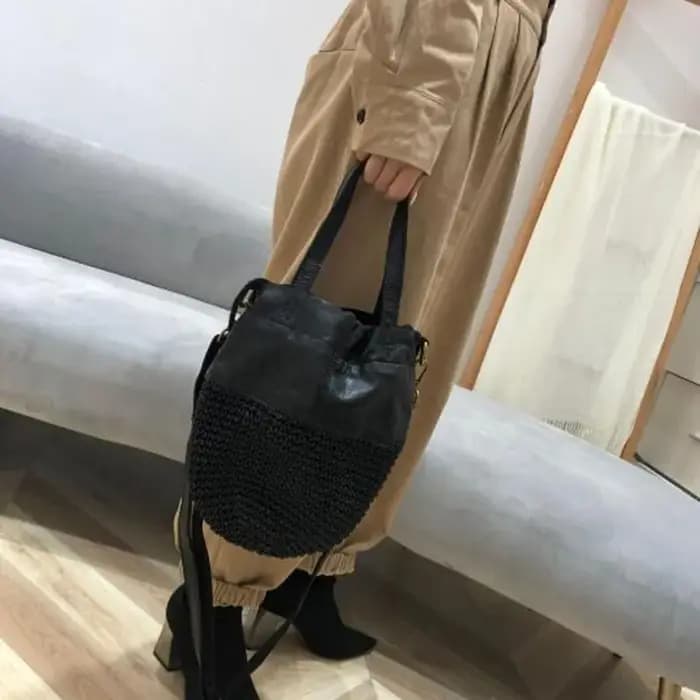 Sac à bandoulière en cuir véritable pour femmes