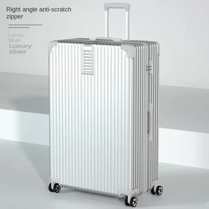 KO-KU valise surdimensionnée 40/50/60 ''cadre en aluminium ABS + PC boîtier de chariot épaissi bagag