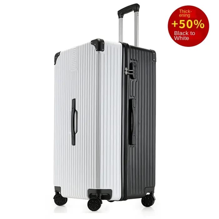 Valise de grande capacité 26/40/50/60 pouces, porte-bagages épais, chiffre, boîtier de chariot de gr