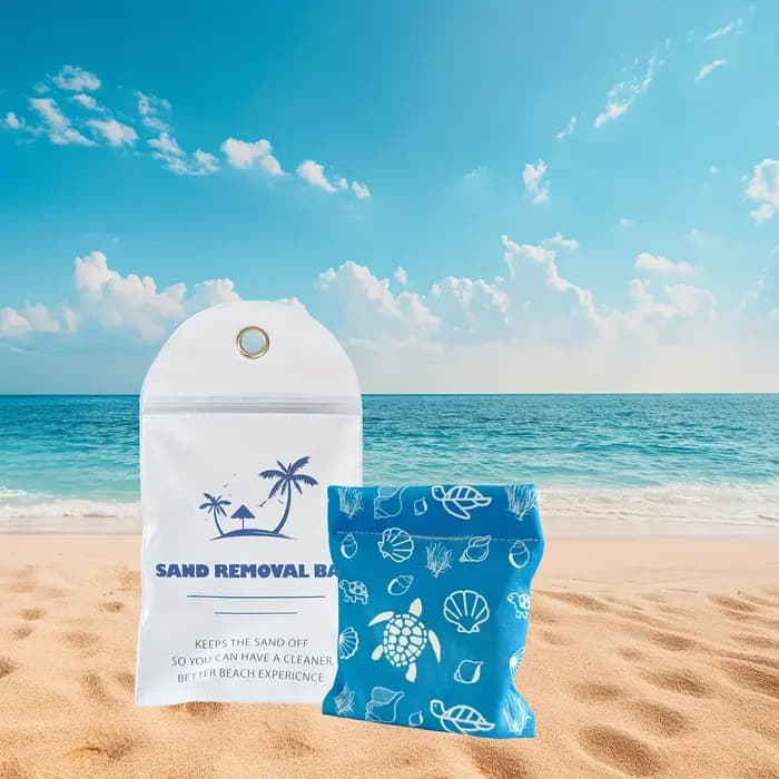 Sac anti-sable essentiel pour les vacances à la plage