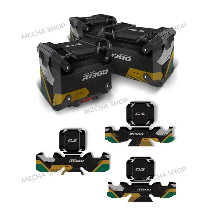 Autocollants de valise de boîte latérale de boîte supérieure pour R1300GSA R 1300 GS ADV 2025 R1300GS Adventure, sacoches de bagages en aluminium