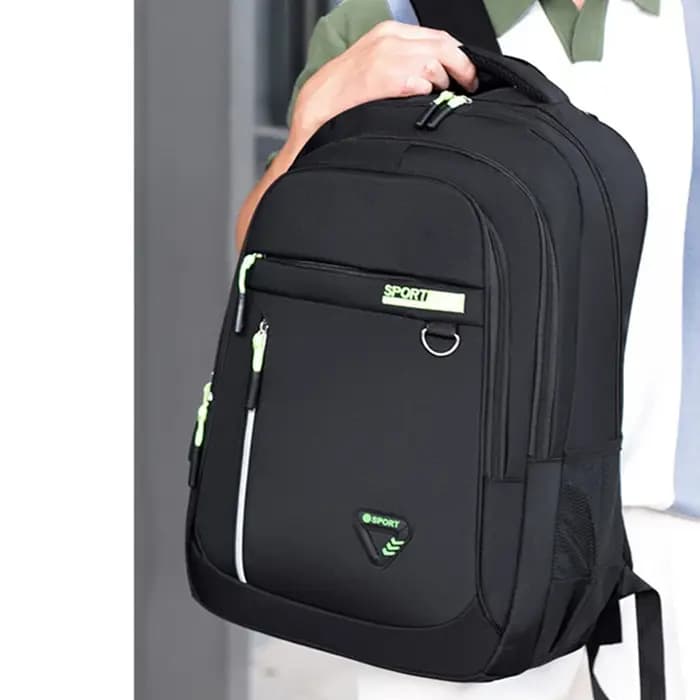 Sac à dos multicouche de marque neutre pour hommes et femmes avec divers poches
