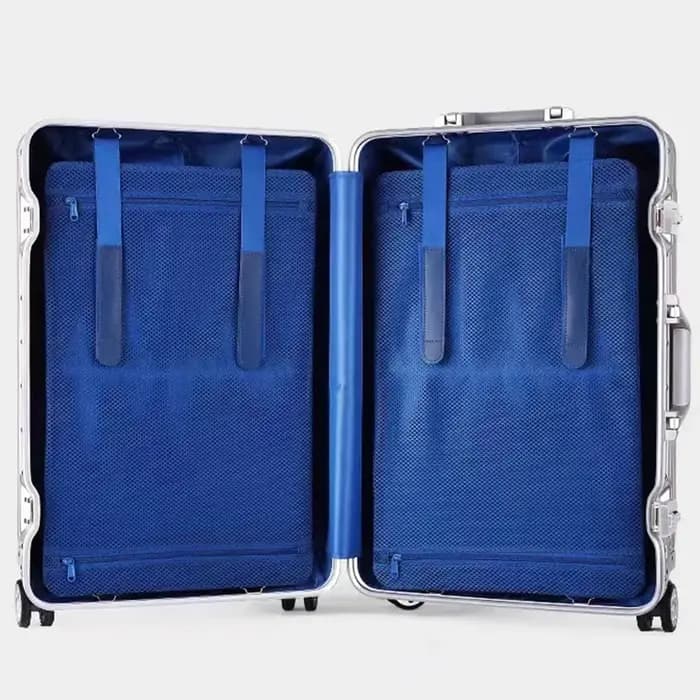 100% valise en aluminium bagage en métal 20 "22" 28 "30 pouces