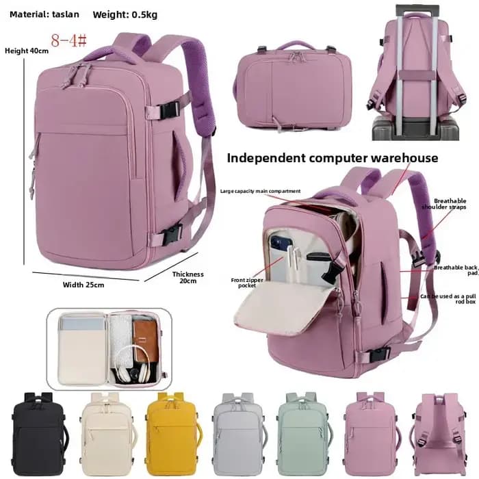 Sac à dos de voyage 40x20x30 approuvé par les compagnies aériennes Easyjet