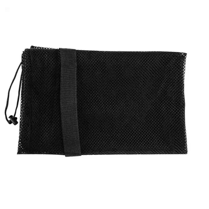 Sac à dos de sport en maille extra large avec cordon de serrage et poche zippée pour le football