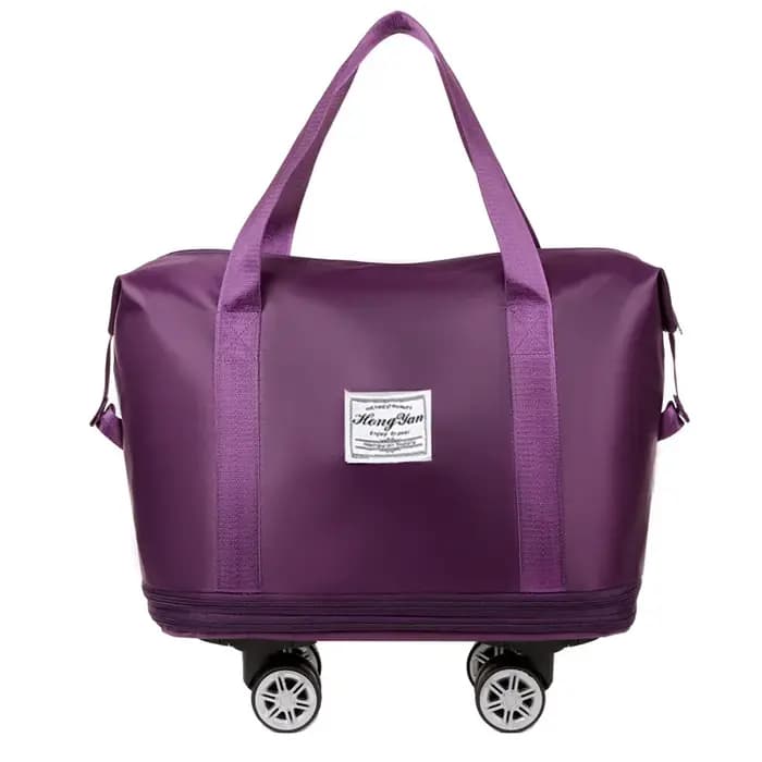 Bagage extensible à roue universelle, sac de voyage léger de grande capacité avec rangement de sépar
