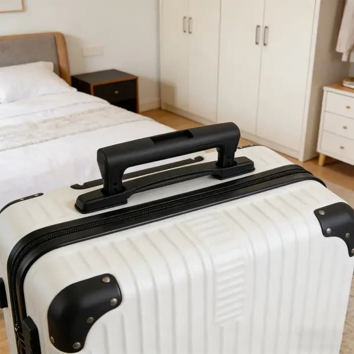 Poignée de remplacement universelle noire en plastique pour valise