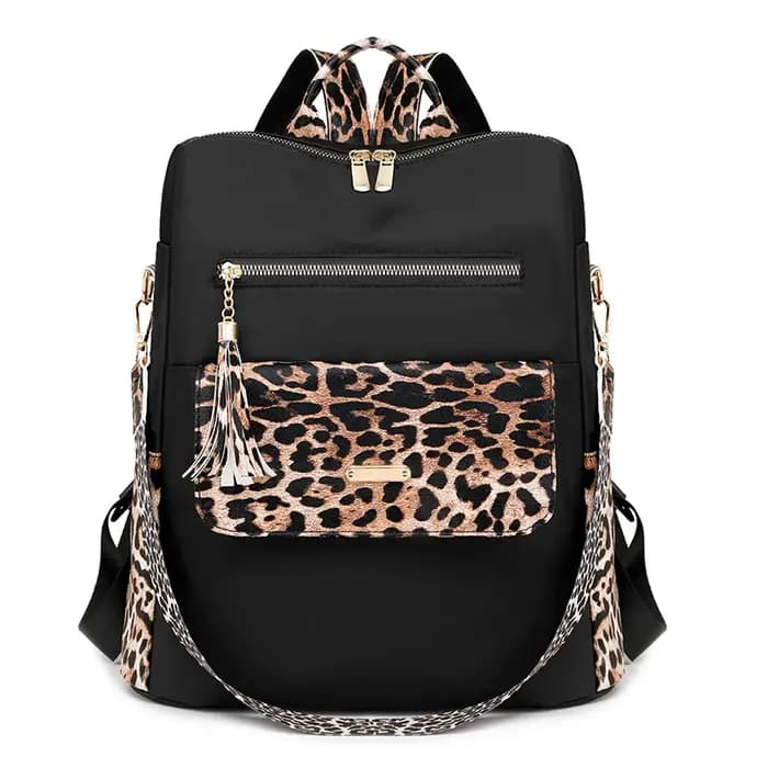 Sacs à dos léopard multifonctions à la mode pour femmes