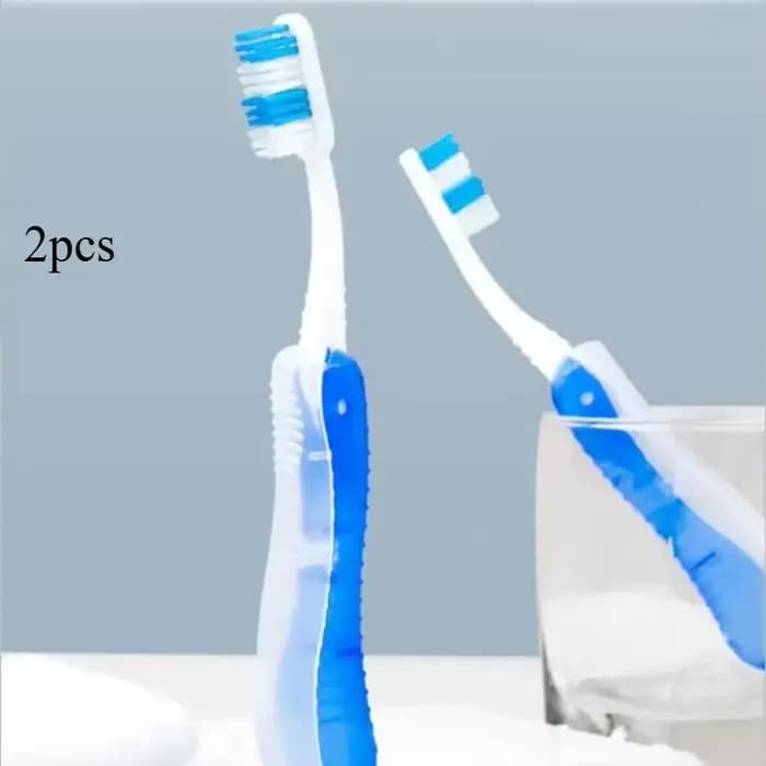 Hygiène buccale Portable jetable pliable voyage Camping brosse à dents randonnée