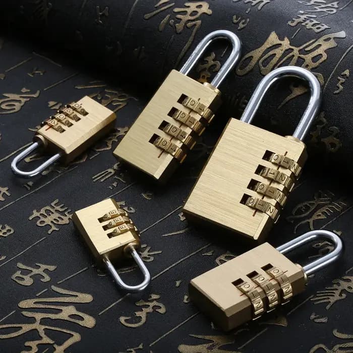 4 chiffres mot de passe serrure combinaison valise bagages métal Code mot