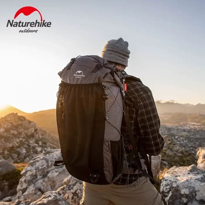 Natureifa-Sac à dos d'escalade de camping avec housse de pluie
