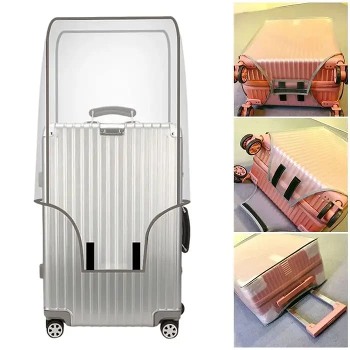 Housse de protection transparente pour bagages de voyage