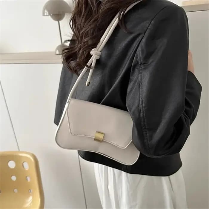 Sac à main Simple à boucle en métal