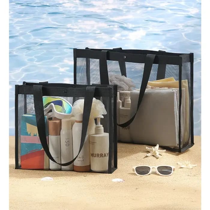 Sac de plage en maille grande capacité