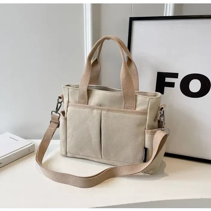 Sac à bandoulière à poches multiples pour femmes