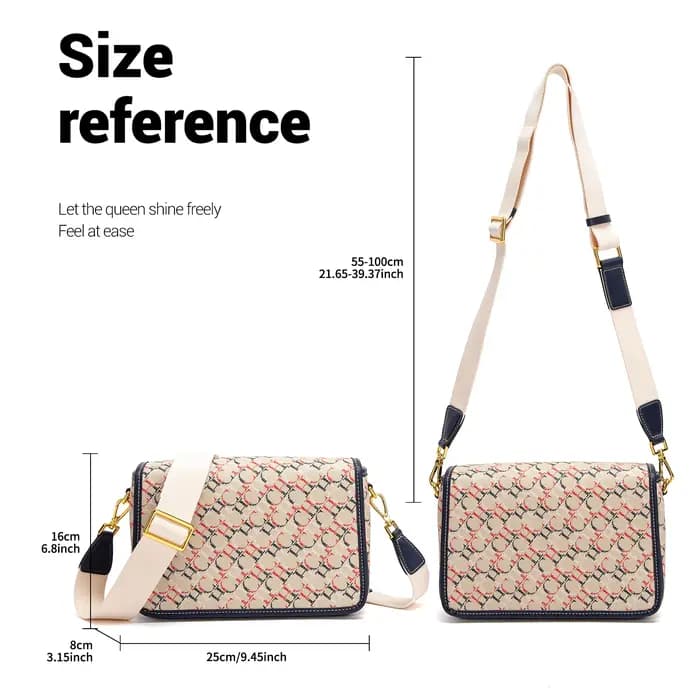 CHCH – sac de selle pour femmes, nouvelle marque, lettre imprimée, sac à bandoulière croisé à rabat,