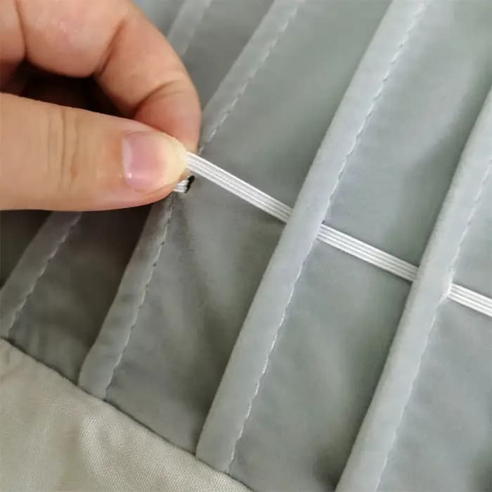 Organisateur de bijoux de voyage en cuir blanc
