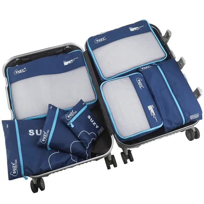 7 ensembles de sacs de rangement de bagages pour la famille