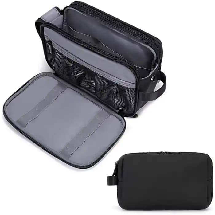 Trousse de toilette pour hommes, organisateur de toilette de voyage, Kit Dopp, trousse de rasage rés