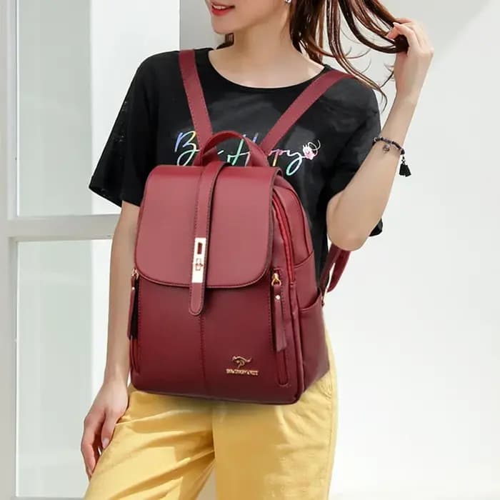 Femmes grande capacité sac à dos de haute qualité en cuir Vintage sacs