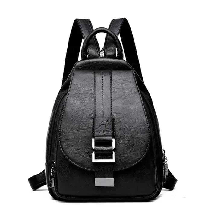 Mode en cuir souple femmes sac à dos de haute qualité Durable femme voyage sac à dos fermeture éclair bandoulière