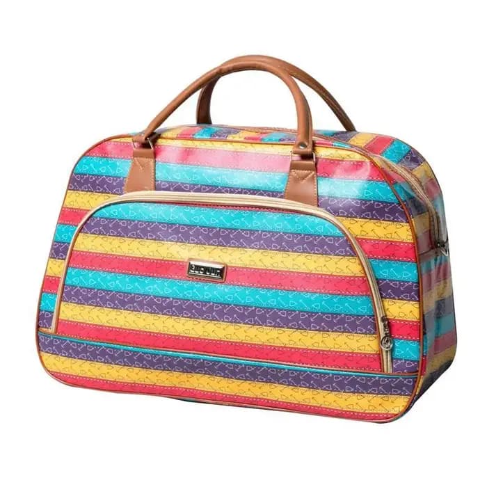 Sac polochon de voyage en cuir PU pour femmes et hommes