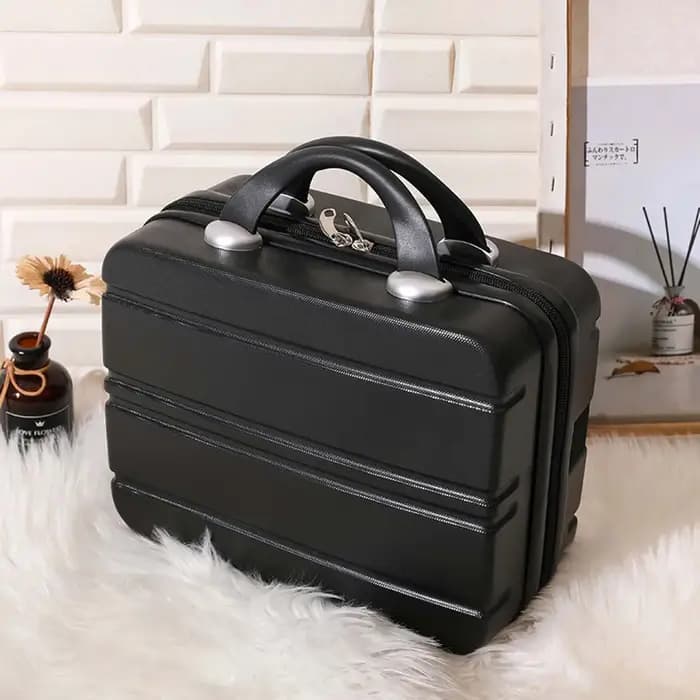 Nouveau style valise bagages chauds étui à cosmétiques 14 "vintage petite boîte de rangement sac de