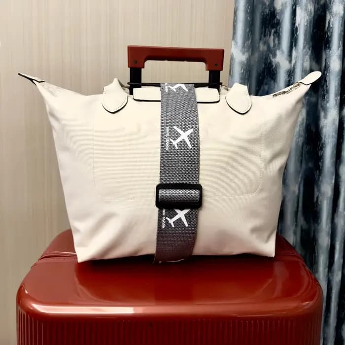 Sangle de fixation pour bagages en nylon imprimé motif avion