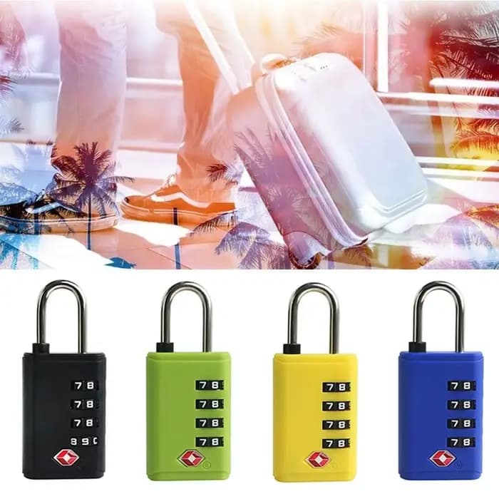 Portable TSA 4 chiffres serrure à combinaison cadenas outil de sécurité valise bagages