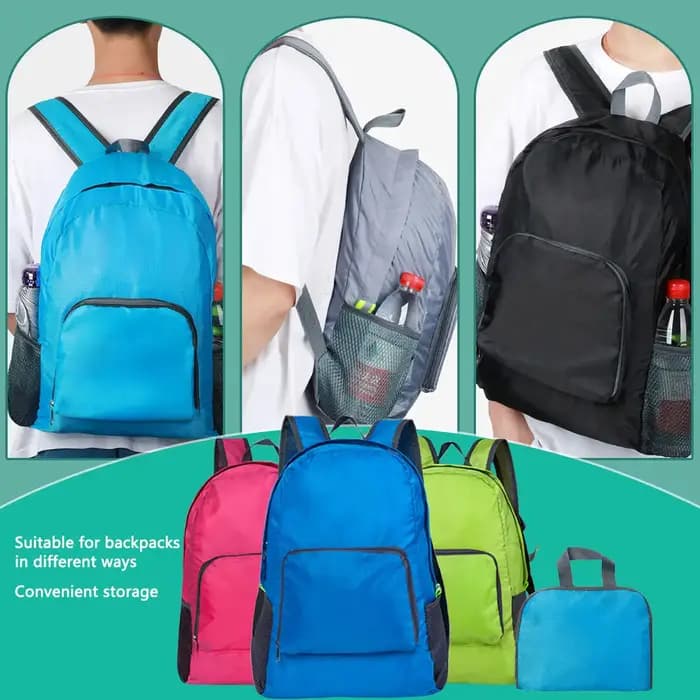 Sac à dos pliable multifonctionnel pour le voyage et les loisirs en plein air