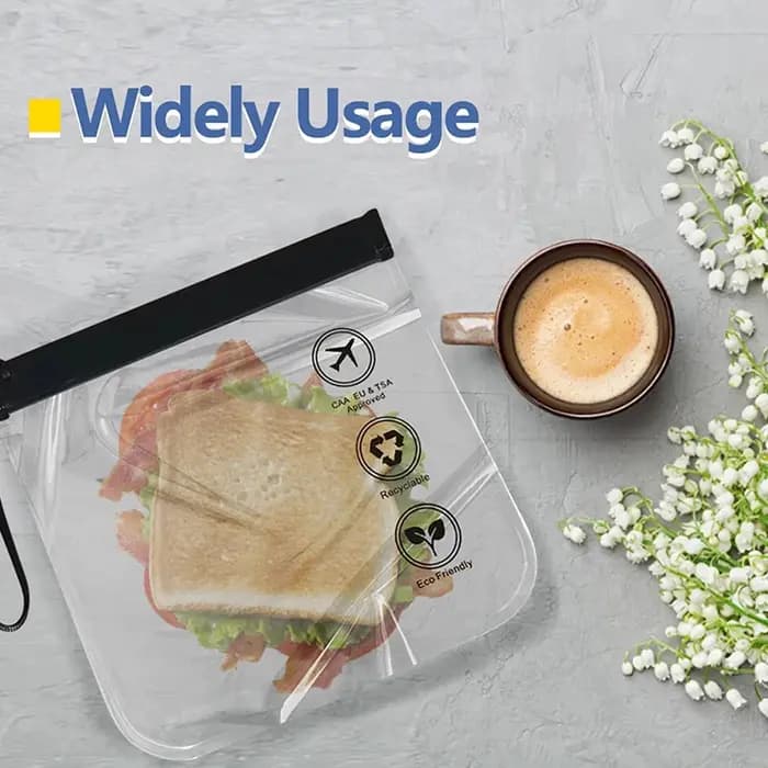 '1X 20cm bagages Transparent voyage utilisation étanche vol maquillage sac