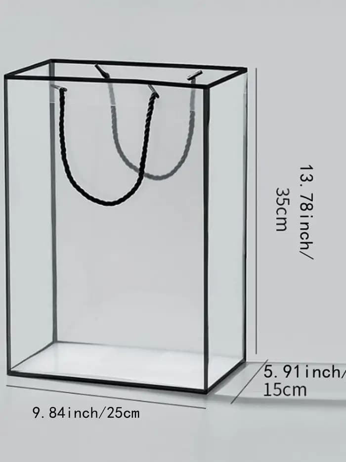 Sac fourre-tout à bordure noire blanche et rose