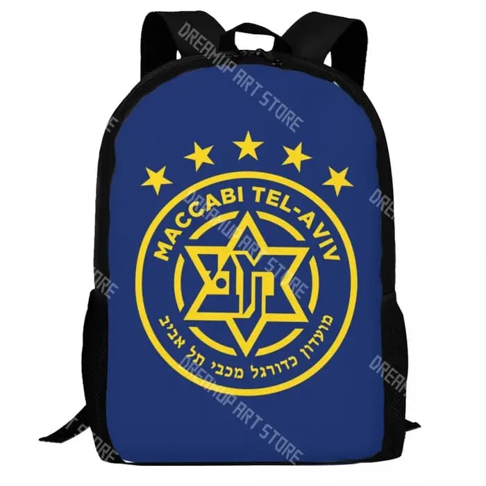 Sac à dos de voyage 5 étoiles pour ordinateur portable Maccabi Tel Aviv