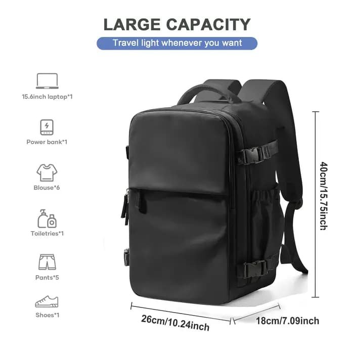 Cabine sac à dos voyage 40x20x25 Ryanair sac à dos à main pour homme femmes pochette d'ordinateur affaires sac à dos étanche mode Mochila