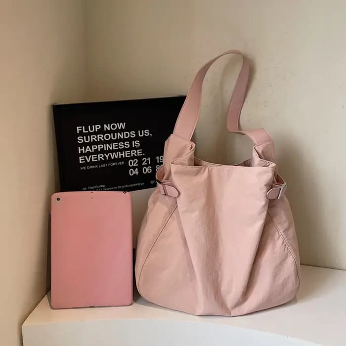 Sac fourre-tout en toile de style japonais pour femmes 2025