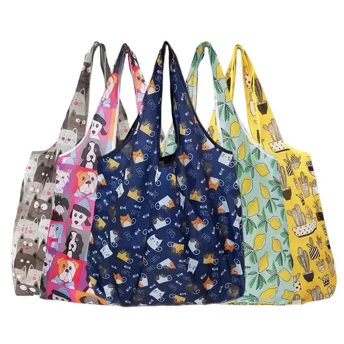 Sac à provisions pliable réutilisable