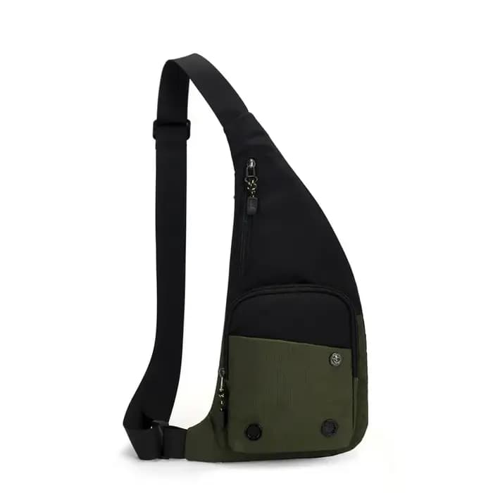 Men‘s New Trendy Casual Shoulder Bag Leisure Travel Sports Outdoor Pack Messenger Crossbody Sling Chest Bag