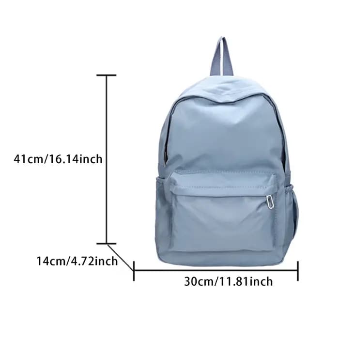 Sac à dos léger de couleur unie simple