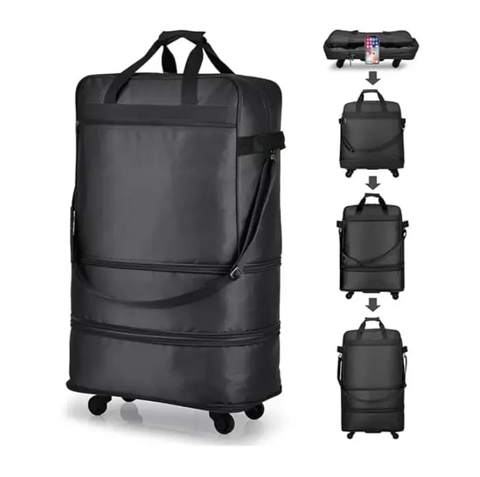 2025 nouveau sac de bagage à main pliable et extensible