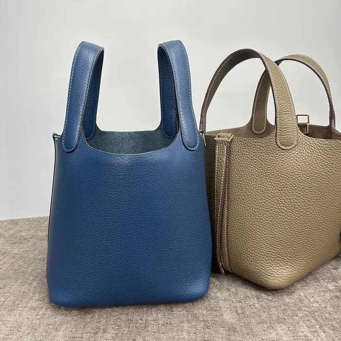 Sac seau Mendy de haute qualité en cuir véritable